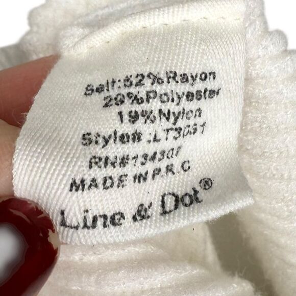 |EUC| LINE + DOT {Anthropologie} Sheridan Ribbed Balloon Sleeve Sweater - Picture 10 of 10